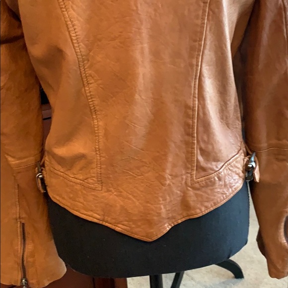 Light Brown Leather Jacket by WGACA - Picture 5 of 10